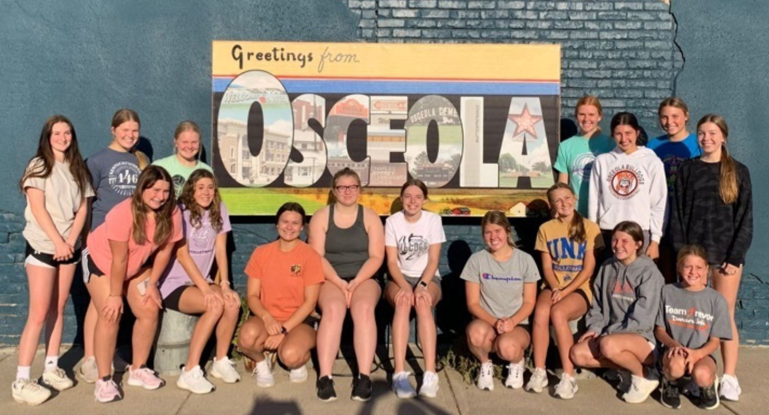The Bulldog volleyball team has been busy with 2-a-day practices! They celebrated their final morning practice with a 10-mile bike ride and a stop at Gathering Grounds for smoothies. Thank you to the Prososki family for buying the smoothies! Photo provided.