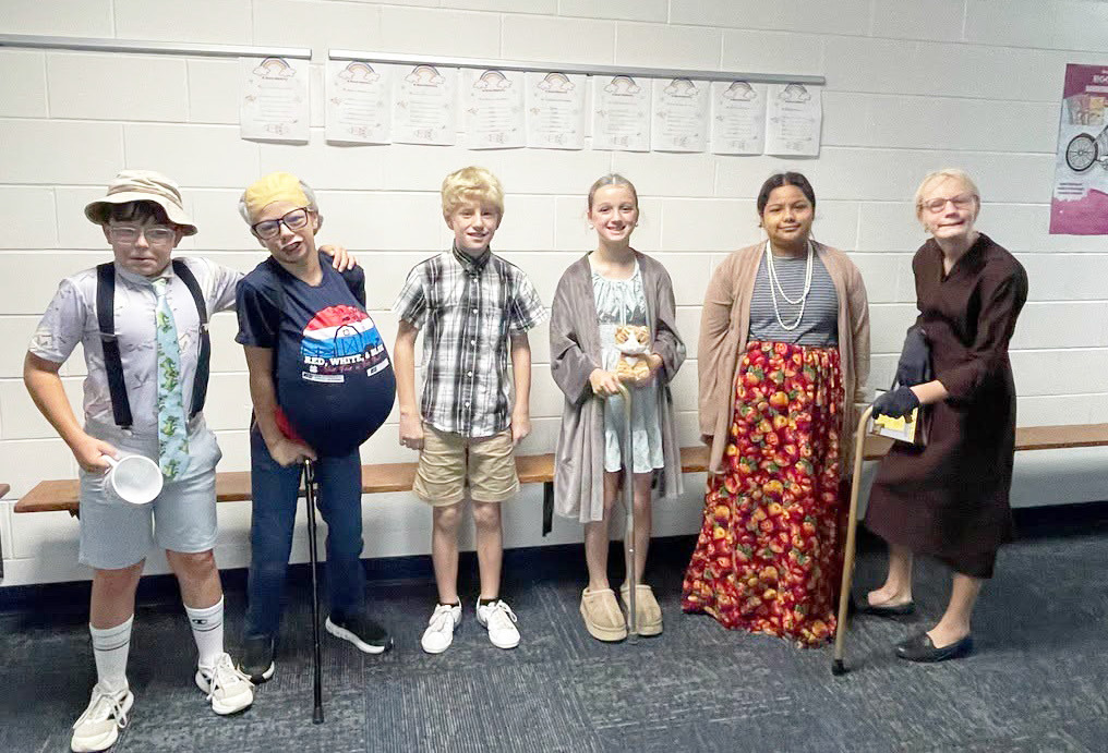 High Plains elementary students have fun with Age Day as part of the High Plains Homecoming Festivities this week. Photos were provided.