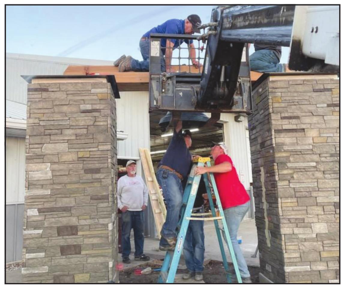 Osceola Fire Department Installs Old Fire Bell