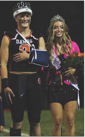 Kale Gustafson was crowned king and Emma Recker queen at Osceola’s 81st homecoming. Turn to the Osceola page for parade photos. PCN photo by Blaine Winslow.