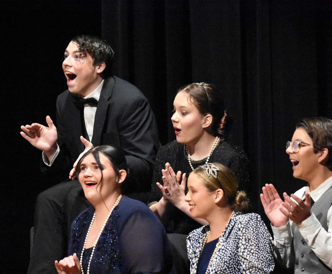 Shelby-Rising City One Act performs “The Last Illusion” at Cross County on Saturday. Photo provided by Steve Moseley.