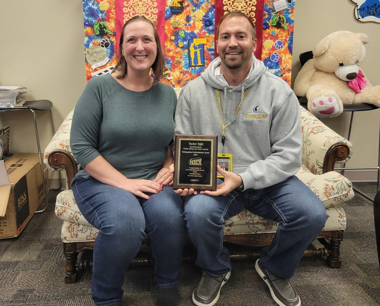 Pictured is (left) Mandy Peterson and (right) Tucker Tejkl. Shelby-Rising City Schools photo
