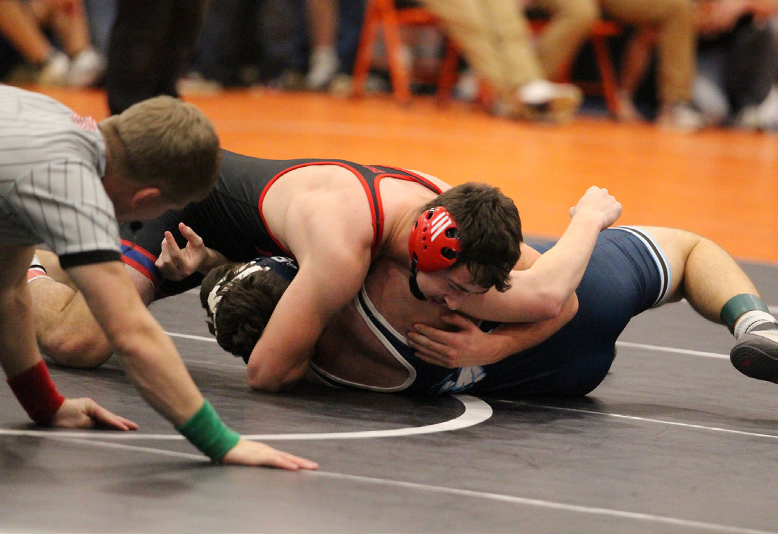 Storm’s Aaron Brown is shown here competing at the Osceola Invite earlier this year. Brown scored six of the teams 11 points at the Pleasanton Invite this past weekend. PCN file photo by Travis Lane.
