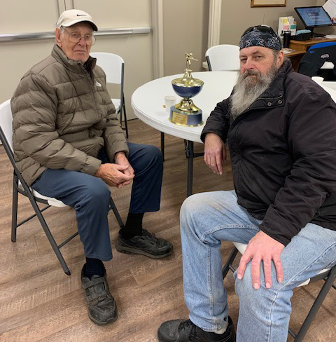 County pool champion this month are Leonard Anderson and Kevin Graves from Polk. Photo provided.