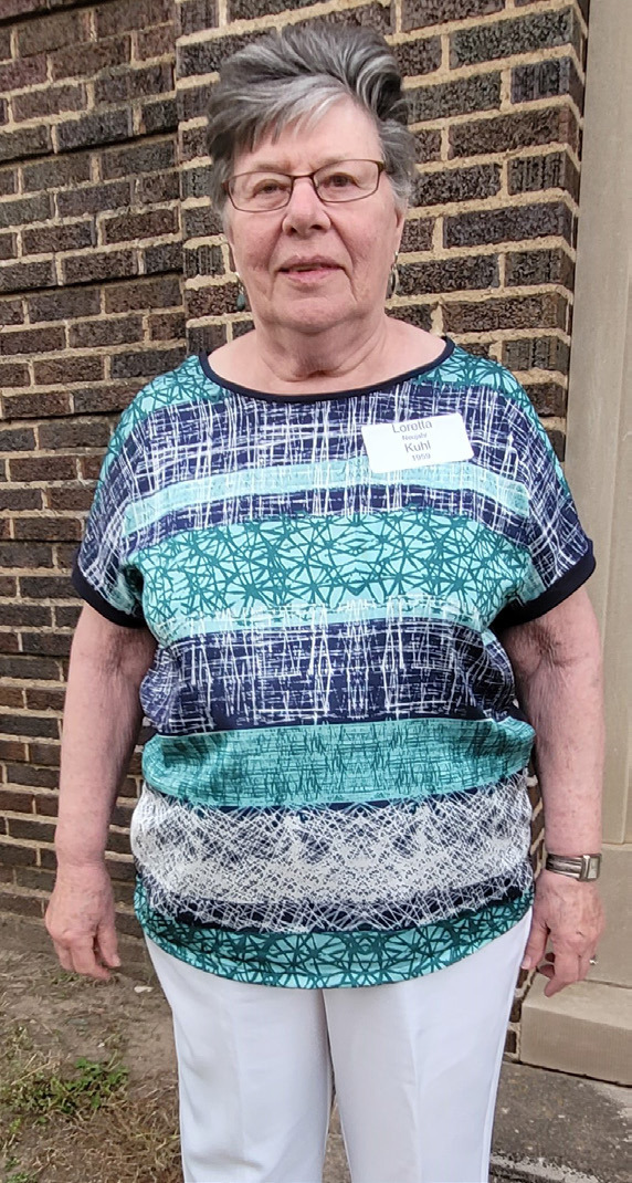 Loretta Neujahr Kuhl is the only representative of the Gresham High School Class of 1959. Photo provided.