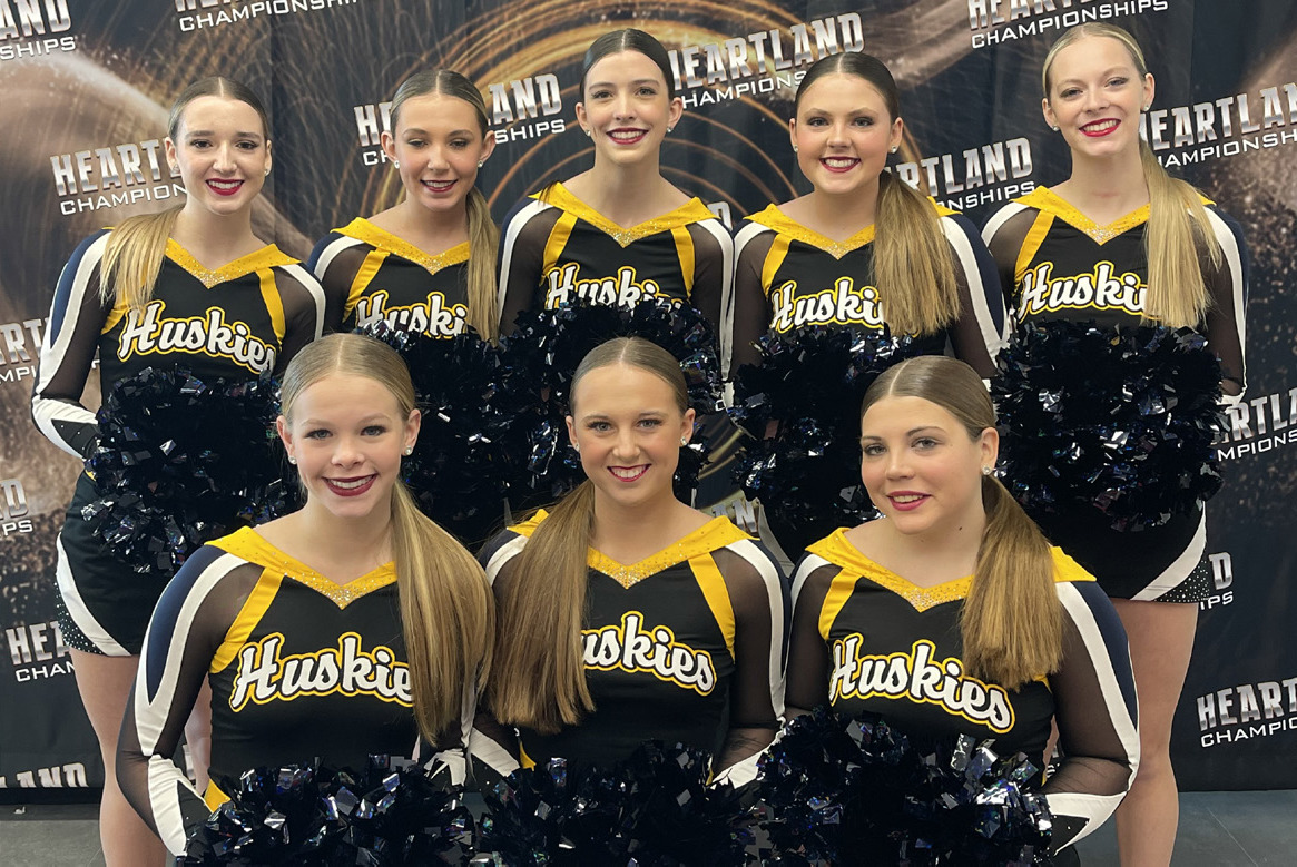 Pictured are the members of the Shelby-Rising City Dance Team (not in order): Senior, Kaylei Perry; senior, Ellie Frederick; junior, Katelyn Nekl; junior, Jordyn Donner; sophomore, Kendall Nickolite; freshman, Olivia Frederick; freshman, Charlie Thompson; and freshman, Leah Whitmore. Justice Houston is the Coach.