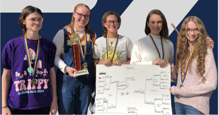 Cross County's team was recently crowned champions at the Literature Quiz Bowl. Cross County Schools photo