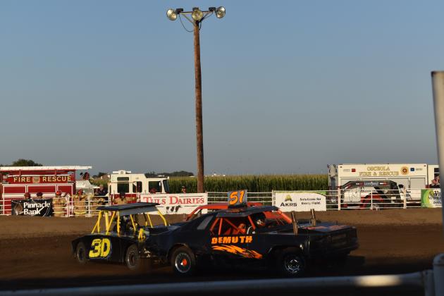 Cars in the Figure 8. Photo by Beth