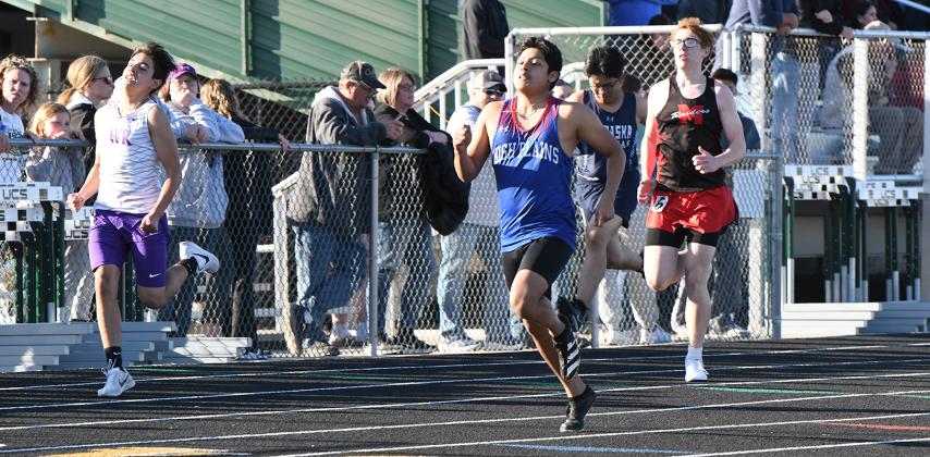 Raul Marino placed 17th in the 200-meter dash. PCN photo by Rick Holtz
