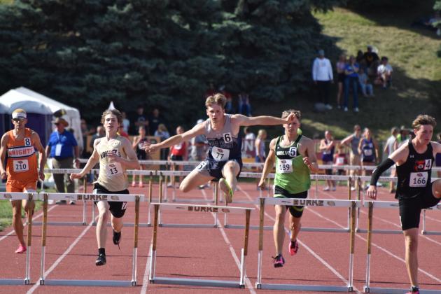 CC senior Cole Redden competed at state for the third time in his career in the 300H hurdles.