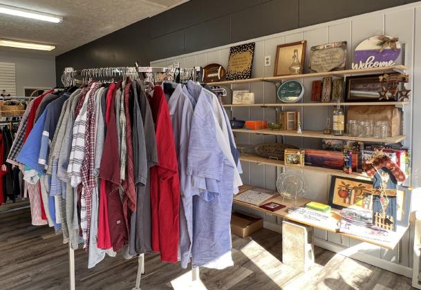 Inside the new Annie Jeffrey Thrift Store facility. The store offers a variety of items, from clothes to household items, and more. PCN photos by Cienna Friesen.