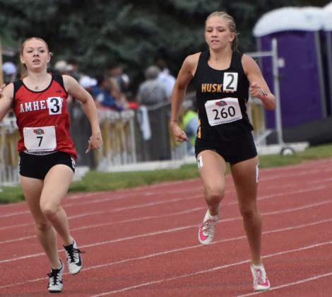 Shelby-RC senior Danica Watts took home an eighth place medal in the 400 meters during the Class C State Meet this past weekend. PCN photo by Beth Sparrow.