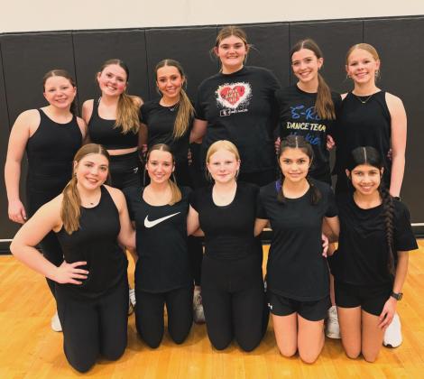 The 2024-25 cheer/dance squad was announced. Seniors will be Jordyn Donner (dance captain) and Katelyn Nekl (cheer captain). They will be joined by junior Kendall Nickolite, sophomores Olivia Frederick, Charlie Thompson and Leah Whitmore and freshmen Madison Augustin, Adelynn Favors, Ashlyn Long, Brooklyn Sumner, Vienna Thelen and Anisha Ibarra Vallejo. Photo provided.