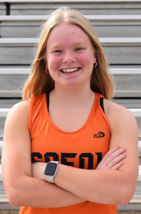 Janna Roberts (OSC) won the pole vault and was in the winning 4x100 relay.