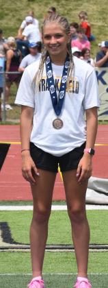 Above: Medalists for Polk County at state track included Brodey Spurling (HPC) 4th in triple jump and 5th in long jump, Alexis Burritt (OSC) tied for 7th in high jump and Danica Watts (SRC) 8th in 400m dash. See sports for more photos and article. PCN photos by Beth Sparrow and Kirk Sparrow.
