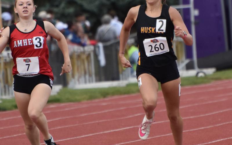 Shelby-RC senior Danica Watts took home an eighth place medal in the 400 meters during the Class C State Meet this past weekend. PCN photo by Beth Sparrow.