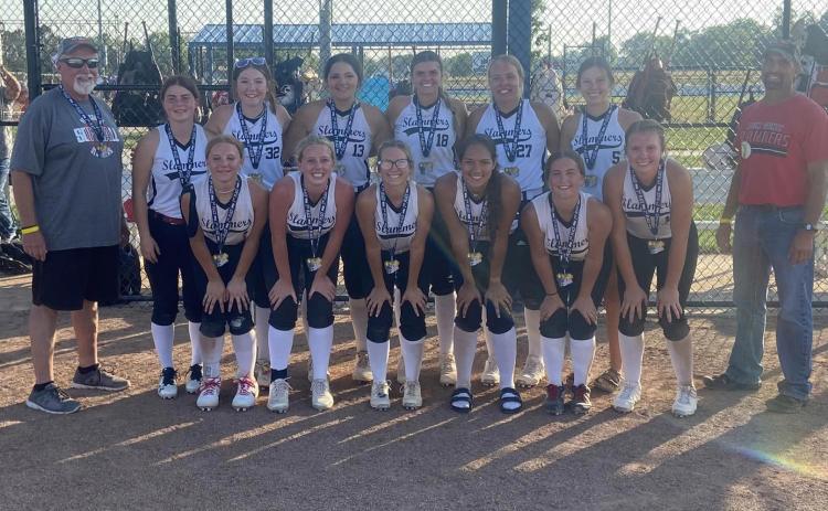Slammers lost 7-6 in a hard fought battle against Holdrege Force to claim runner up in the Ring in the 4th Tournament in York last weekend. Photo provided.