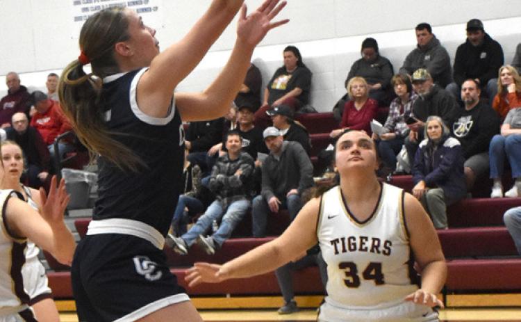 COUGAR GIRLS BASKETBALL GETS POSTSEASON TUNE UP WINS OVER EAST BUTLER AND CENTENNIAL
