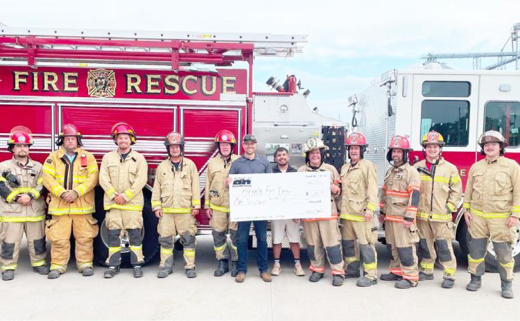 Osceola Fire Department Receives a $1000 Grant from Black Hills Energy,