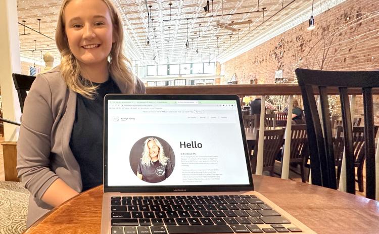 Kyleigh Farley is in the process of developing a web design business. PCN photo by Rick Holtz