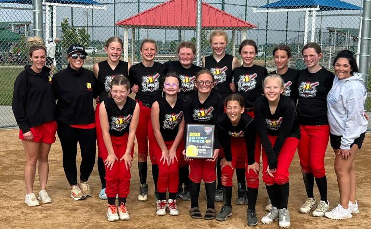 Polk County Slammers 12-U Softball took second at the D-5 District this past weekend in Grand Island. at the Veterans Athletic Complex. Photo provided.