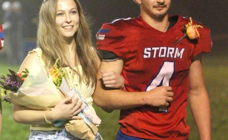 High Plains crowned Kinley Spurling as homecoming queen and Aaron Brown as king. PCN photo by Travis Lane.