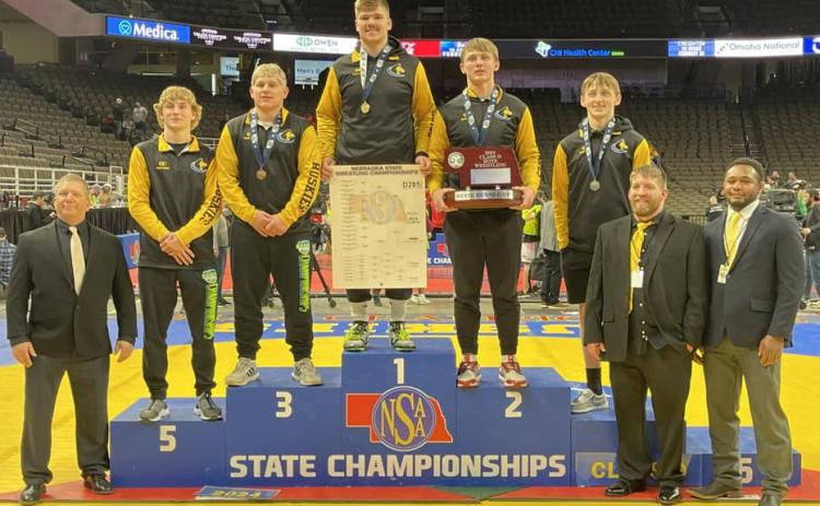 ABOVE: Shelby-Rising City was runner up in Class D. PCN photo by Travis Lane.