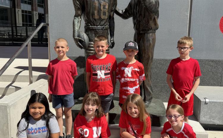 HPC 2nd and 3rd grade took a field trip to Lincoln and visited Memorial Stadium. Photo provided.