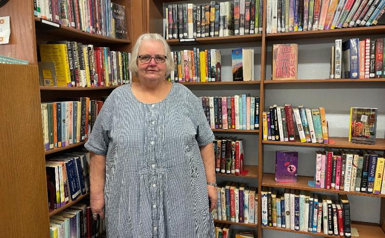 Becky Carlstrom is the new librarian in Polk. Photo by Rick Holtz