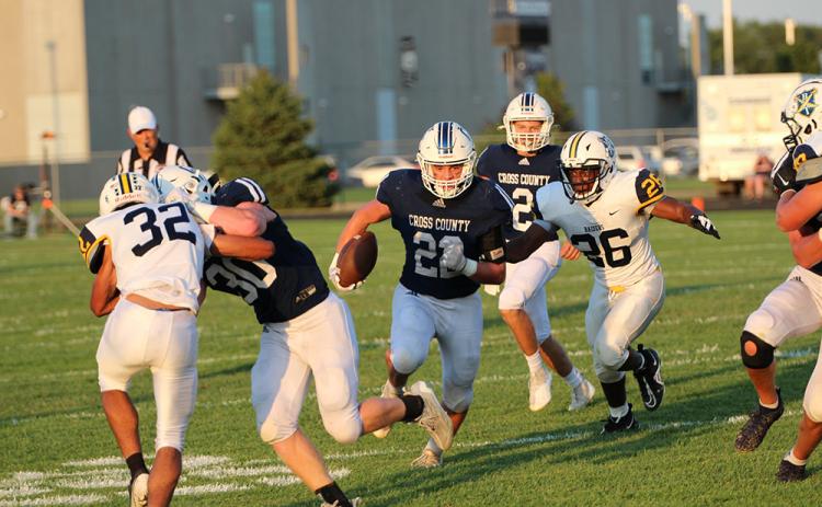 Cross County junior Dalton Noble is averaging 11.2 yards per carry this season. PCN File Photo by Travis Lane