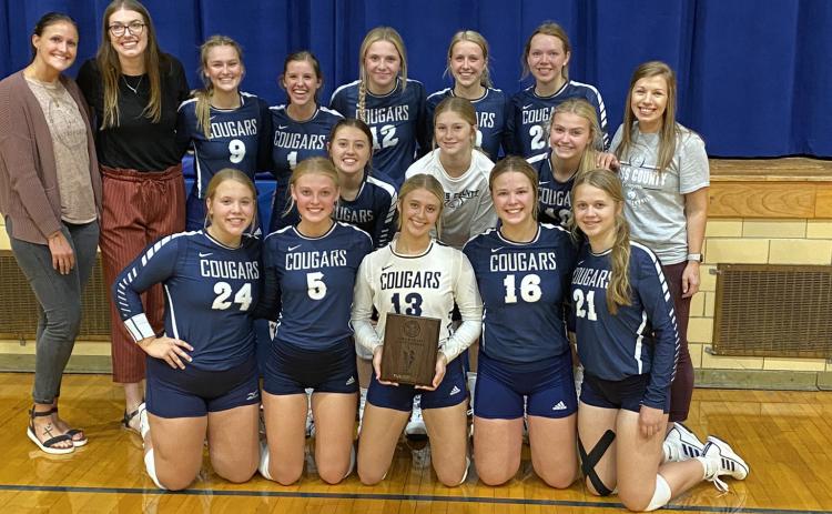 Cross County went 4-1 this week at the Hastings St. Cecilia Invite and finished as runner-up. Cross County Schools photo