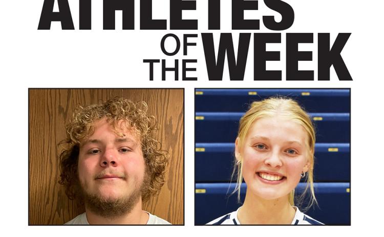 Congrats to this week's Athletes of the Week