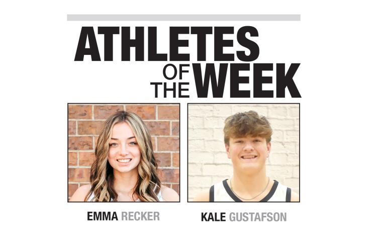 Congrats to this week's Athletes of the Week