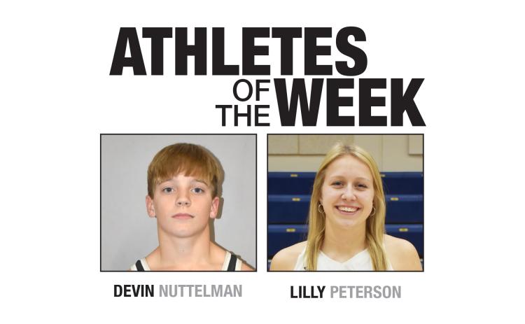 Congrats to this week's Athletes of the Week