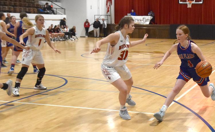 Peyton Hofmann led the Storm with 10 points on Tuesday. PCN photo by Beth Sparrow