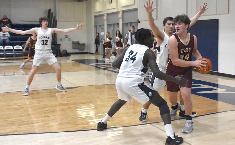 Cross County used a smothering pressure defense to frustrate the Tigers on Tuesday. PCN photo by Beth Sparrow