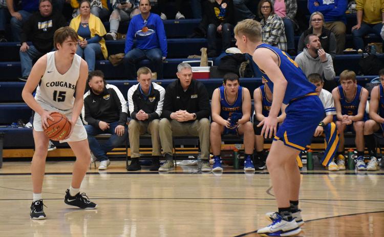 Hayden Allen finished with five points for the Cougars on Tuesday. PCN photo by Beth Sparrow