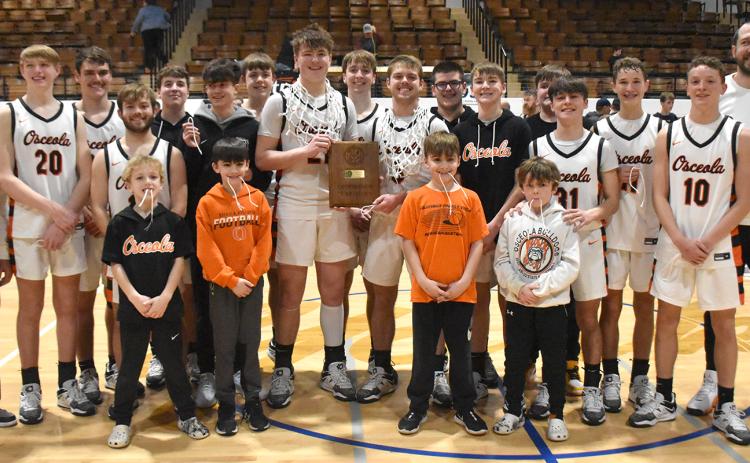 Congrats to the Osceola Bulldogs on winning the 2023 Crossroads Conference Tournament Title. PCN photo by Beth Sparrow