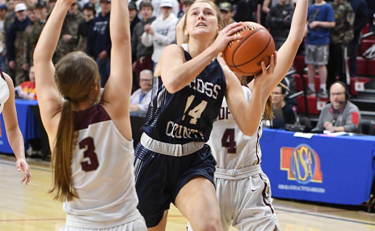 Shyanne Anderson led the way with 9 points for Cross County. PCN photos by Rick Holtz