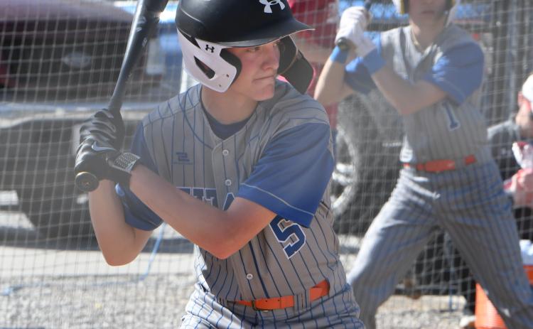 Kolton Neujahr is up to bat. PCN Photo by Rick Holtz.