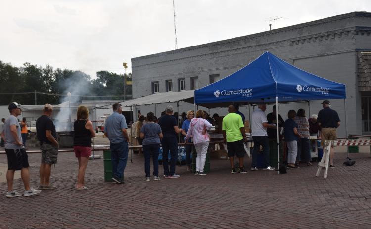 Line for BBQ