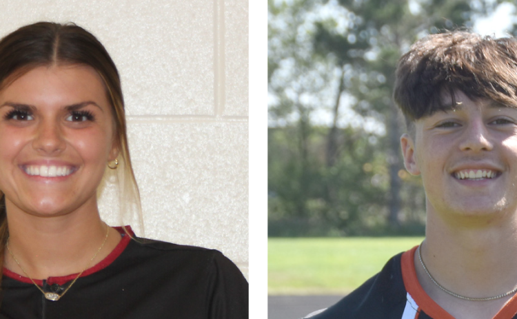 Each week during the school year, the Polk County News will select a male and female Athlete of the Week. Congrats to Polk County Slammers' Courtney Sunday and Osceola's Brayden Santos on being selected.