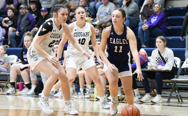 The Cougar defense frustrated the Eagles all game. PCN photo by Rick Holtz