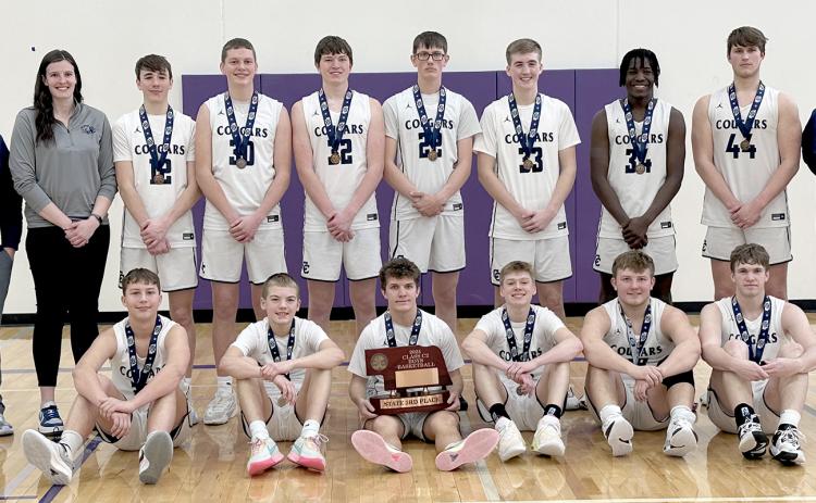 Cross County defeated Norfolk Catholic 59-50 to finish third at State. PCN photo by Rick Holtz