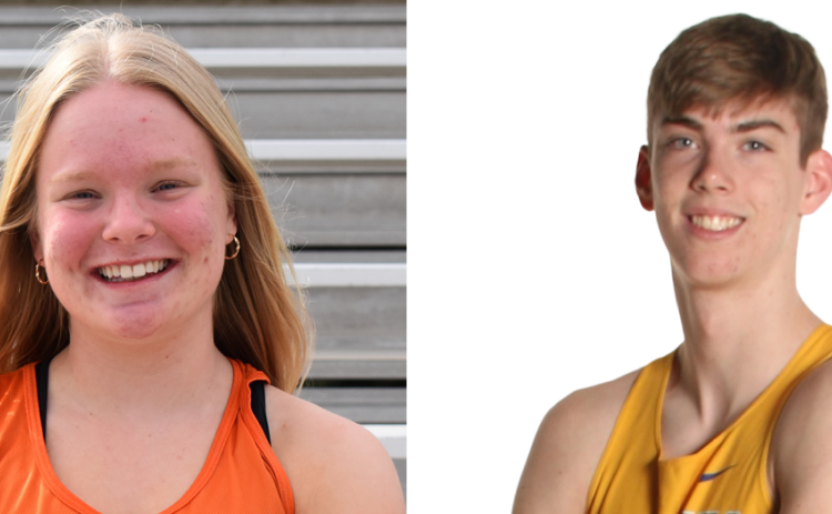 Each week during the school year, the Polk County News will select a male and female Athlete of the Week.