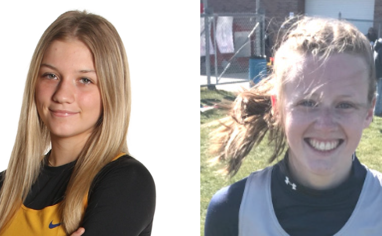 Each week during the school year, the Polk County News will select a male and female Athlete of the Week. This week we break with our norm and selected two female athletes.