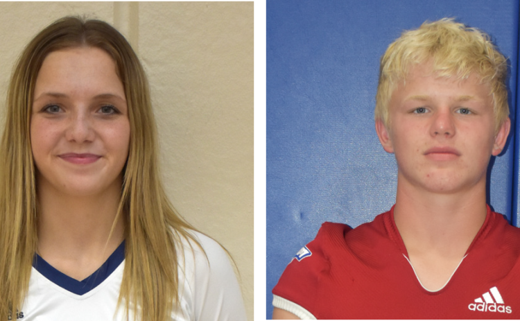 Each week during the school year, the Polk County News will select a male and female Athlete of the Week.
