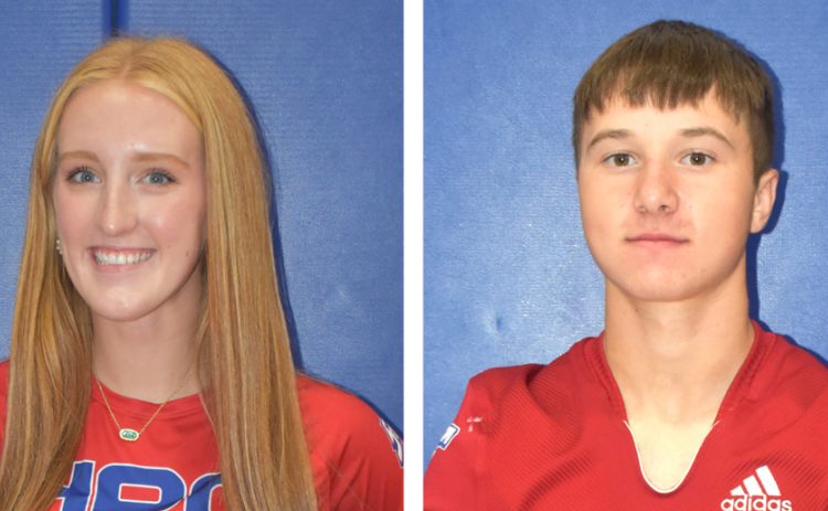 Each week during the school year, the Polk County News will select a male and female Athlete of the Week.