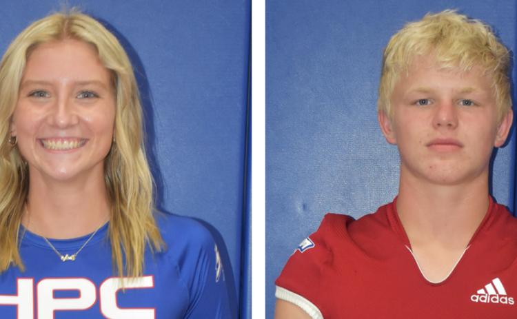 Each week during the school year, the Polk County News will select a male and female Athlete of the Week.