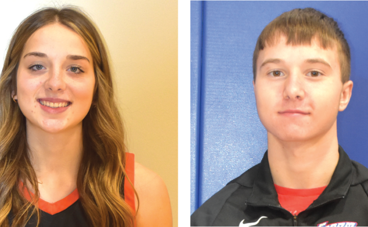 Each week during the school year, the Polk County News will select a male and female Athlete of the Week.